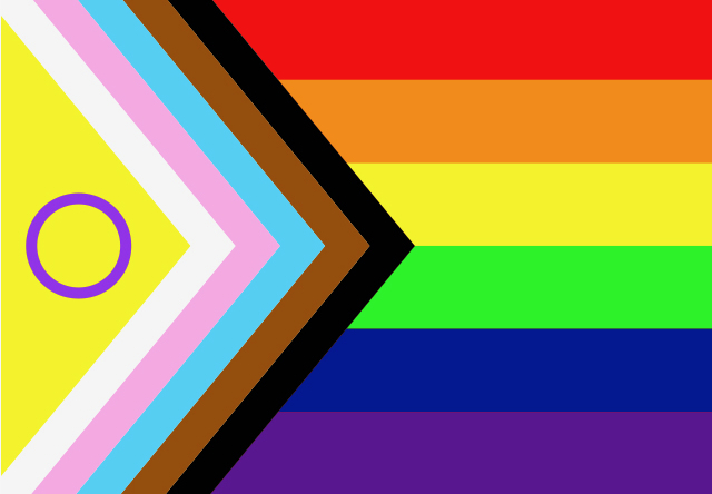 intersex-inclusive progress pride flag